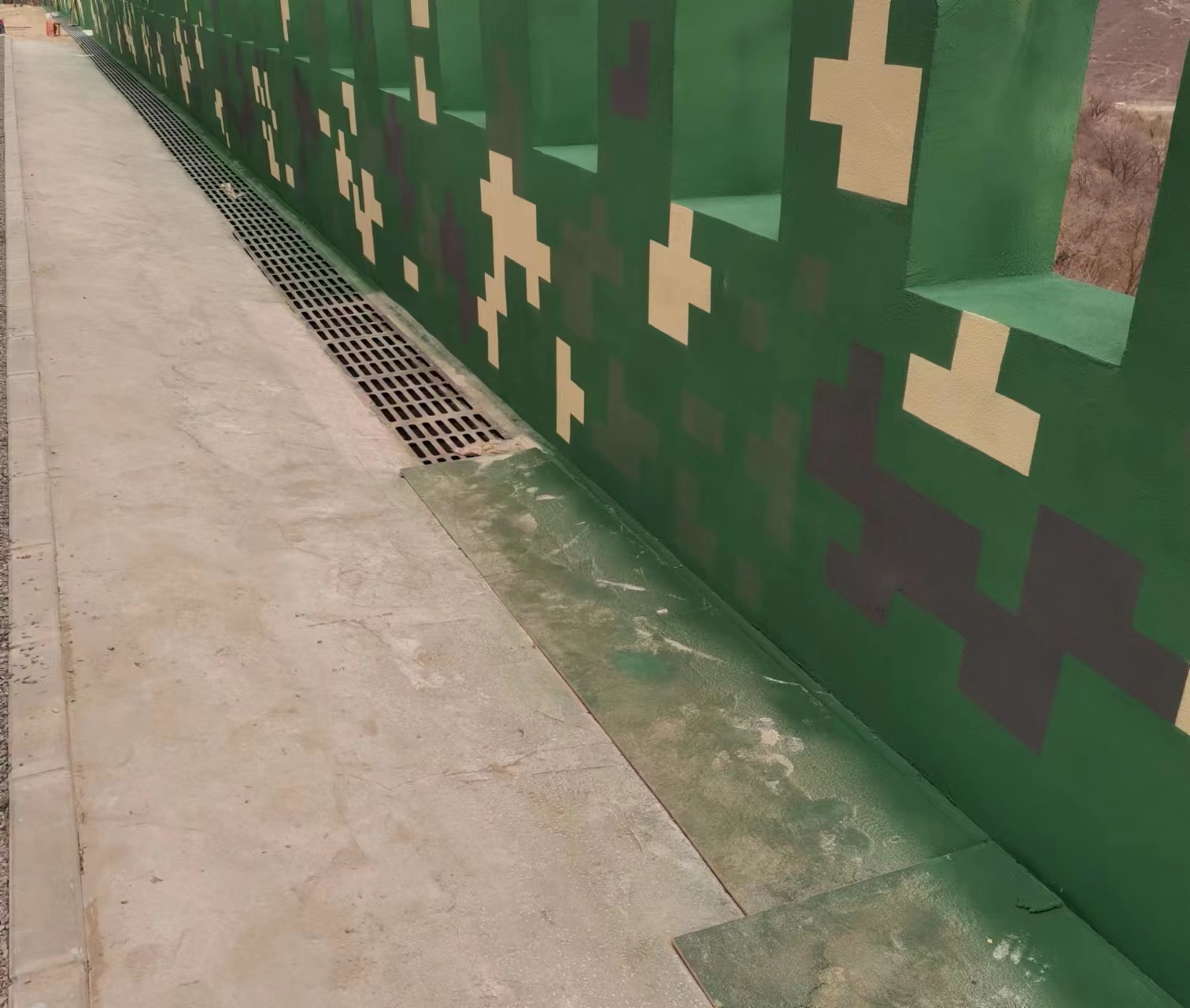 赣州围墙迷彩喷涂,数迷彩漆